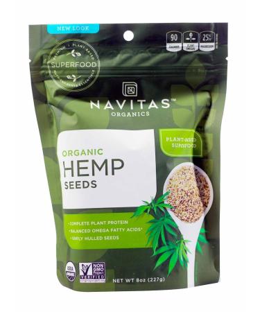 Navitas Organics Hemp Seeds Shelled, 8-Ounce 8 Ounce