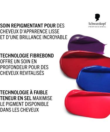 Schwarzkopf Professional CHROMA ID Semi Permanent Color Mask Mix Tone Color System Refreshing Toning Intense Care Deep Conditioning Vegan Formula Purple 300 ml - Buy Online on GoSupps.com