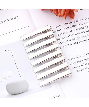 Cinaci 50 Pack Silver 5cm Alligator Hair Clips for Women, Girls, and Kids - DIY Metal Barrettes for Hair Accessories - Buy Online on GoSupps.com