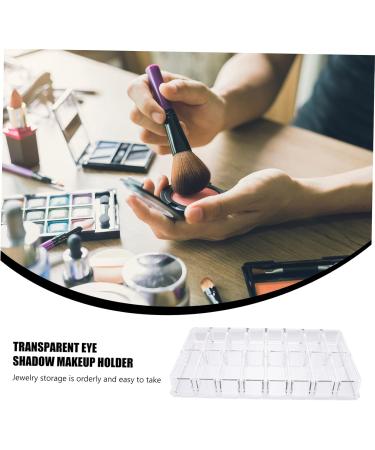 Mipcase 2pcs 16 Grid Storage Box Clear Makeup Organizer Powder Storage Holder Desk Jewelry 21.7x11.8x2.5cmx2pcs As Shownx2pcs - Buy Online on GoSupps.com