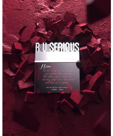 R U Serious Him Eau de Parfum Spray For Men 3.4 Fl. Oz Aromatic Fresh and Sensual Masculine Fragrance For HIM - Buy Online on GoSupps.com