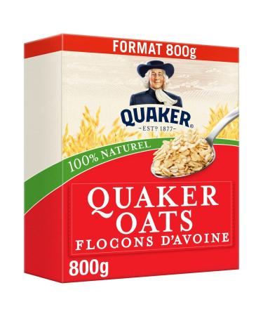 Flocons d Avoine Naturels nergie Douce et Texture Fondante pour Petit-D jeuner (Bo te 800g) - Lot de 4 - vendu par Lot