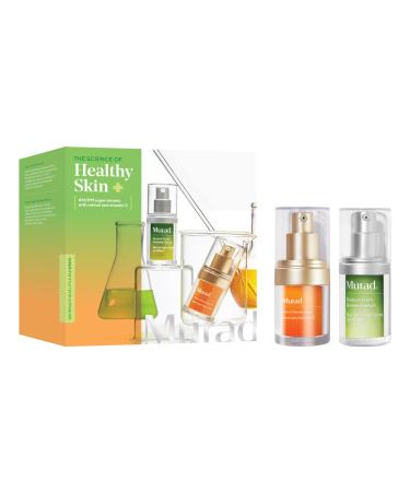Murad AM/PM Super Serums - 2-Piece Trial Kit ($95 Value) - Retinol and Vitamin C Serum - Vita-C Glycolic Serum 0.5Fl Oz Retinol Serum 0.5Fl Oz