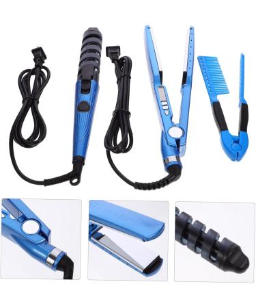 FRCOLOR Hair Curling Iron Set - 1 Set Hair Rollers & Comb Tools | Portable Curler & Straightener for Perfect Waves & Styles - International Shipping - Buy Online on GoSupps.com