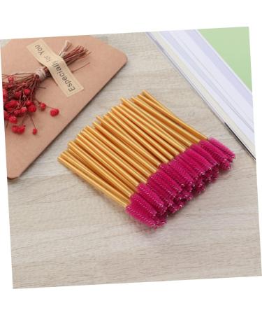 Beavorty 50 Pcs Colorful Mascara Disposable Eyelash Mascara Makeup Eyelash Brush Applicator Suite 50 Pcs Rose - Buy Online on GoSupps.com