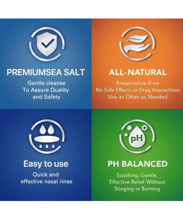 mamidomo 4.5g 60 Nasal Rinse Packets Neti Pot Salt Packets Individually Wrapped Packets for Saline Packets Nasal Rinse Salt Packets Allergy Relief Saline Solution for Neti Pots Sinus Relief - Buy Online on GoSupps.com