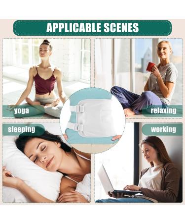 Castor Oil Pack Reusable Castor Oil Wrap with Adjustable Straps Mess-Free Castor oil Pack Wrapfor Liver Detox Insomnia Constipation Muscle Pain (Magic Sticker White) - Buy Online on GoSupps.com