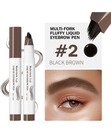 Crayons Sourcils Destin s Aux Femmes | 1.25ml Crayon R sistant aux Traces Stylo Sourcils Longue Tenue - Pour Le Quotidien Le Travail Les Rencontres Les F tes Les Sports Et Le #2 - Buy Online on GoSupps.com