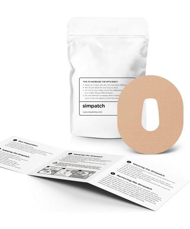 SIMPATCH Dexcom G6 Adhesive Patch (25-Pack) - Waterproof CGM Patches in Beige and More Colors - Buy Online on GoSupps.com