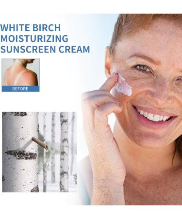 Korean Sunscreen for Women & Men Skin Care Birch Juice Moisturizing Sunscreen (SPF50+ PA++++) | Moisturizing sunscreen No White Cast Strong UV Protection - Buy Online on GoSupps.com