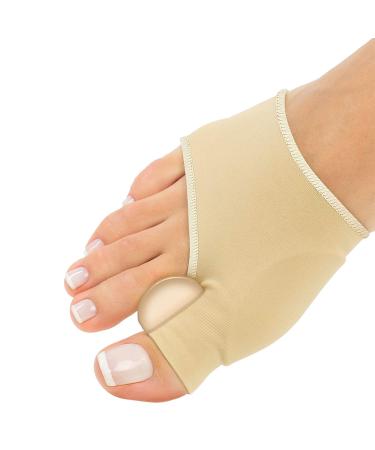Bunion Corrector (2PCS) - Orthopedic Bunion Splint - Non-Surgical Hallux Valgus Correction - Sleeve for Hallux Valgus - Pain Relief - Hammer Toe Straightener - Forefoot Pads Bunion Cushions