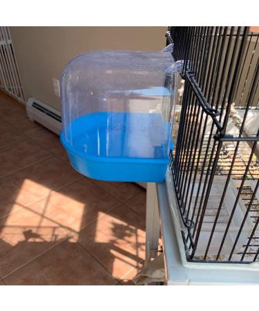 Kathson Bird Cage Shower Box with Feeding Spoon, Toys Balls for Lovebirds Kingfisher Canary - 6 PCS - Buy Online on GoSupps.com