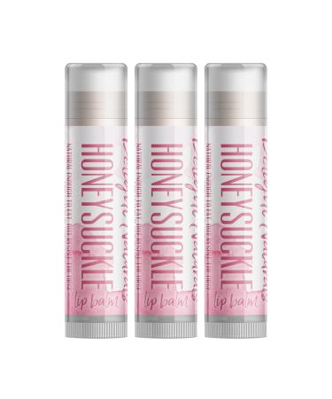 Delight Naturals Honeysuckle Lip Balm - Three Pack 3 Pack