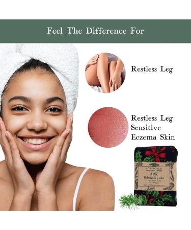 Balsam & Cedar All-Natural Soap Bar - 2oz Vegan Organic Soap for All Skin Types | Plant-Based Essential Oils | USA Made Gift for Men & Women - Buy Online on GoSupps.com