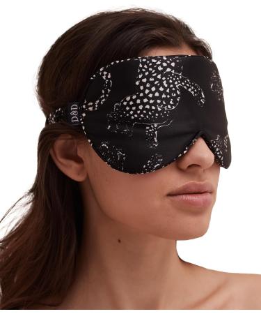 Buy Desmond & Dempsey Jag Print Navy Silk Eyemask Luxurious Sleep Mask for Comfortable Travel | International Shipping Available - Buy Online on GoSupps.com