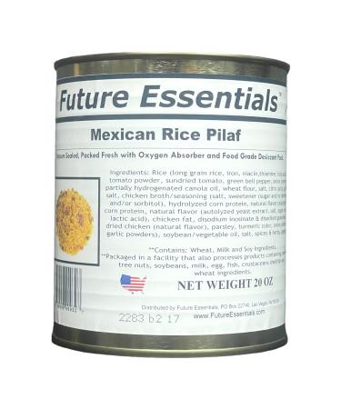 1 Can of Future Essentials Canned Mexican Rice Pilaf