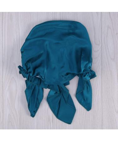 FRCOLOR Mulberry Silk Sleep Cap for Long Hair - Blue Night Bonnet Hat for Women & Girls - Buy Online on GoSupps.com