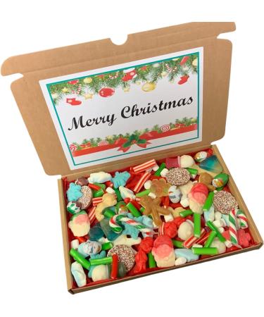 1KG CHRISTMAS PICK & MIX Sweet Box Latter Box Hamper Personalised Sweet Box Gift for Christmas - Buy Online on GoSupps.com