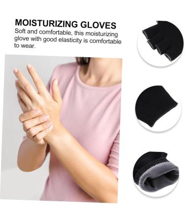 POPETPOP Moisturizing Gel Gloves 2 Pairs Half Finger Moisturizing Gloves Essential Oil Apparel Gel Miss Women Fingerless Gloves - Buy Online on GoSupps.com
