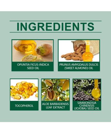 Organic Prickly Pear Seed Oil 50 ml of organic prickly pear seed oil 100% Pure Natural Cold Pressed Organic Prickly Pear Oil for Face Anti-Aging and Anti-Dark Circles (2) - Buy Online on GoSupps.com