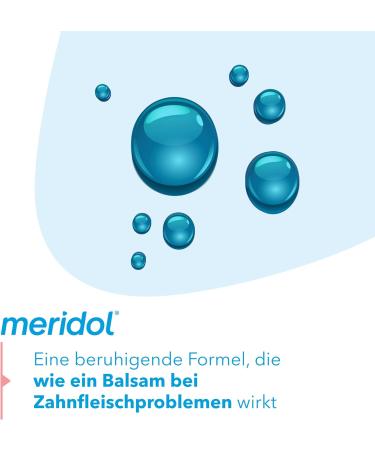 Meridol Gum Protection Mouthwash - Alcohol-Free Antibacterial Care for Healthy Teeth & Gums - 8 Pack (4 x 400ml Bottles) | International Shipping Available - Buy Online on GoSupps.com