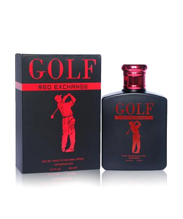 Golf Red Men's Cologne Bold & Sophisticated Scent With Citrus Spice And Woody Notes Long Lasting Fragrance For All Occasions Golf Red 3.4 Fl Oz (Pack of 1)