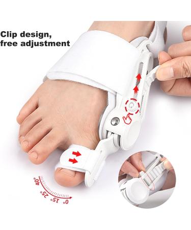 Buy Bunion Corrector - Adjustable Big Toe Straightener with Silicone Pad & Anti-Slip Strap | Comfortable Bunion Fix Device for All Feet - Buy Online on GoSupps.com