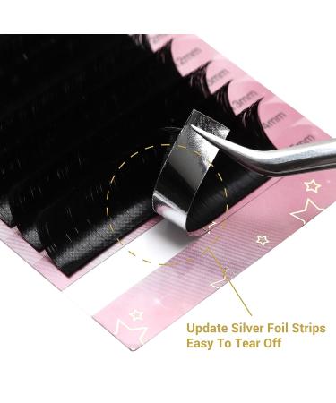 Cuckoo Volume Eyelash Extensions 0.07mm C Curl 8-15 Mixed Length Easy Fan 2 Trays - Professional Rapid Blooming Self Fanning Lashes - Buy Online on GoSupps.com
