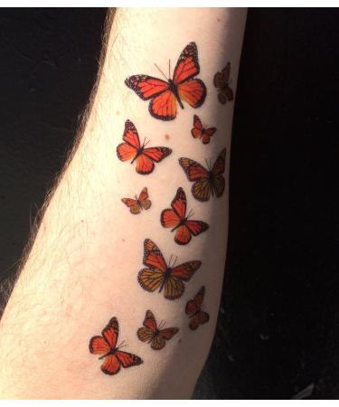 55 Monarch Butterfly Temporary Tattoos - Vibrant, High-Quality Designs - Buy Online on GoSupps.com