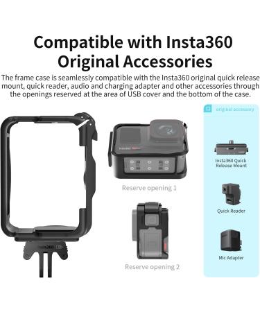 Honbobo Ace Pro Protective Frame - Compatible with Insta360 Ace Pro & Camera Cage Accessories for Enhanced Durability | International Shipping Available - Buy Online on GoSupps.com