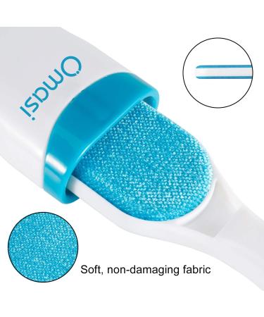 Grandomasi Self-Cleaning Lint Brush | Double-Sided Pet Fur & Lint Remover for Furniture & Carpets - Blue - Buy Online on GoSupps.com
