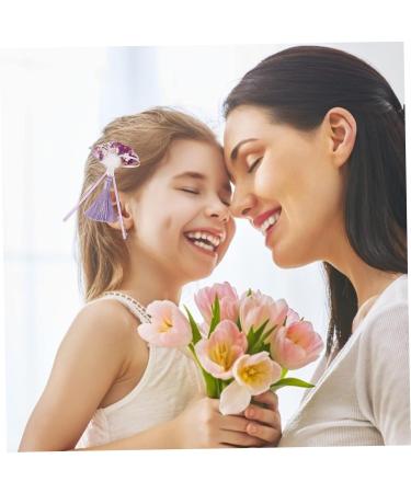 Beavorty Japanese Hair Clip 3 Pairs Scalloped Tassel Hair Clip retro decor headbands for hair clips for plush ball hair clip New Year Headdress New Year Hair Pin blush - Buy Online on GoSupps.com