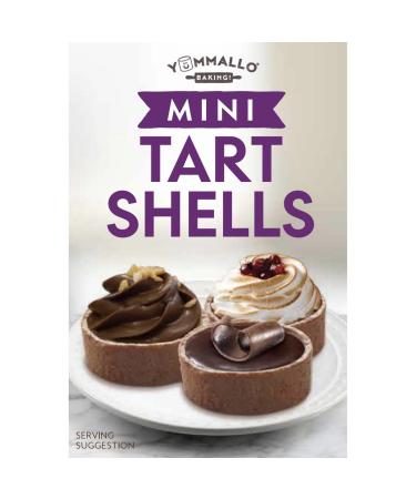 Yummallo Mini Chocolate Tart Shells 12 Count