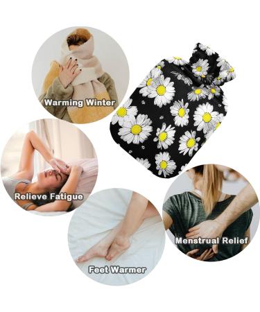Buy Naanle Vintage Daisy Flower Hot Water Bottle - 2L for Menstrual Cramps & Pain Relief - Hot & Cold Therapy - Buy Online on GoSupps.com