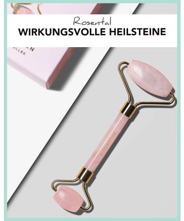 Rosental Organics Bergkristall Roller - Anti-Aging Facial Massage Roller | 100% Natural Soothing Regenerates Tired Skin - Buy Online on GoSupps.com
