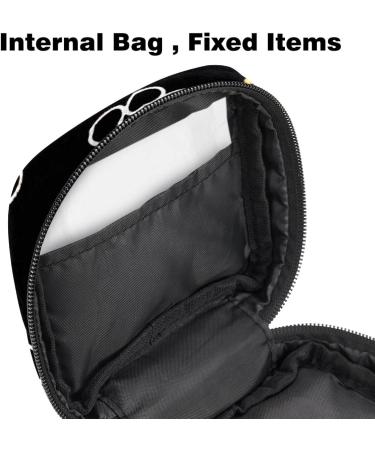 Menstrual Pad Bag with Zipper | Cute Dog Footprint | Women's Tampon & Napkin Organizer - Buy Online on GoSupps.com