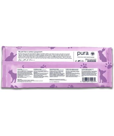 Pura ko XXL Wet Wipes for Dogs Cats & Rabbits | 100% Biodegradable Plastic-Free Hypoallergenic Care Cloths | 360 Towels for Paws Fur & Back - Buy Online on GoSupps.com
