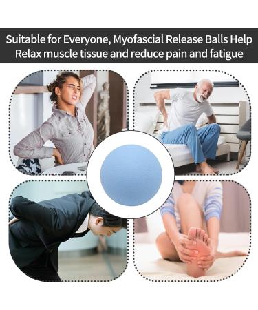 High-Quality 2-Piece Massage Ball Set for Myofascial Relaxation | Yoga Fascia Balls - Blue - Buy Online on GoSupps.com