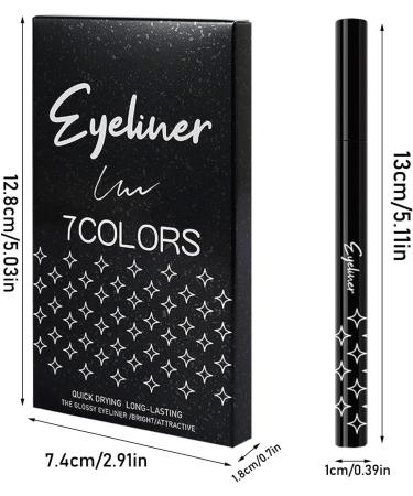 Eye Liner Pen Set | Vibrant Eye Liner Pencil Set | Colorful Eye Shadow Pencil Eyebrow Pen Highly Pigmented Longer-Lasting Colorful Eye Liner - Buy Online on GoSupps.com