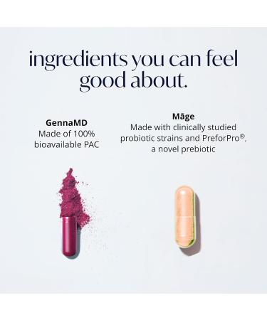 Solv Wellness Women s Pelvic & Gut Health Bundle - GennaMD Cranberry Juice Extract 36 mg Soluble PAC 30 Capsules Mage Prebiotic & Probiotic - Urinary Tract Vaginal & Gut Microbiome Support - Buy Online on GoSupps.com