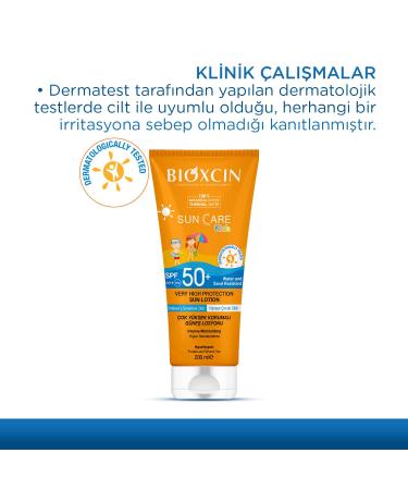 BIOXCIN Sun Care Very High Protection Children's Sunscreen 100% Botanical Active 50 SPF 200 ml - Buy Online on GoSupps.com