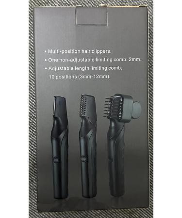 Electric Body Hair Trimmer for Men | Cordless Waterproof Razor | 120 Mins Battery Life | Lightweight V-Shaped Pubic Hair Trimmer for Sensitive Areas - Buy Online on GoSupps.com