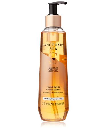 Sanctuary Spa Antibacterial Hand Wash No Mineral Oil Cruelty Free & Vegan Liquid Hand Soap 250ml 250 ml (Pack of 1) Anti-bac Hand Wash