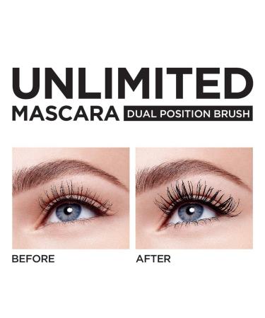 L'Oreal Unlimited Length & Lift Mascara 235 - Blackest Black | 0.24 oz (7 ml) - Buy Online on GoSupps.com