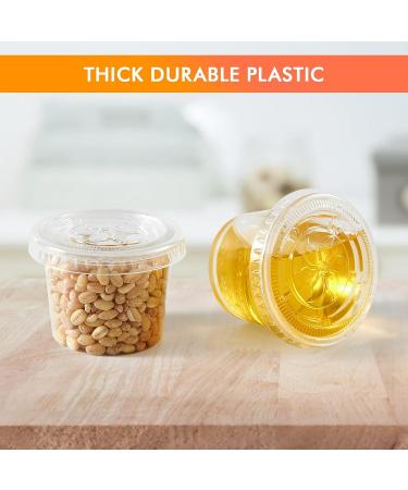 Turbo Bee 1oz Portion Cups with Lids - 200 Sets | Jello Shot & Sauce Containers - Buy Online on GoSupps.com