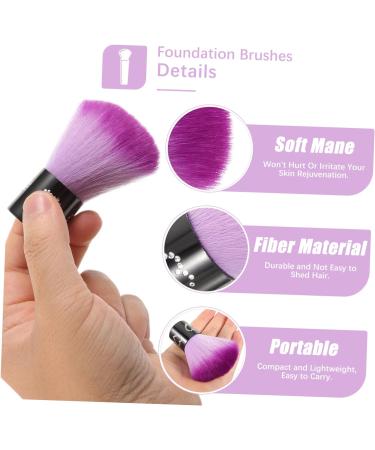 3pcs Blush Brush Loose Powder Nail Makeup Brush Make up Brush Blusher Nail Cleaning Nail Dust Brush Foundation Dense Travel Fiber Wool Powder Brush - Buy Online on GoSupps.com