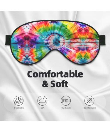 Shop Tie Dye Hippie Unisex Sleeping Eye Mask - Soft Adjustable Strap for Ultimate Comfort | International Shipping Available - Buy Online on GoSupps.com