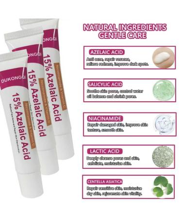 Azelaic Acid for Face Balance Skin Tone & Cleanse Pores Azelaic Acid Serum Acido Azelaico-Relieve Acne Blackhead & Redness Premium Skin Care 1pcs - Buy Online on GoSupps.com