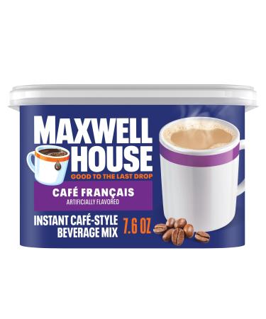 Maxwell House M lange de boisson instantan de style caf facile pr parer 1 bo te pour caf rapide le matin ou friandise de l'apr s-midi caf fran ais produits laitiers casher 215 5 g