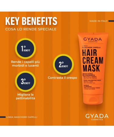  GYADA COSMETICS GYADA COSMETICS Illuminating and Revitalising Hair Mask 200 ml - Buy Online on GoSupps.com